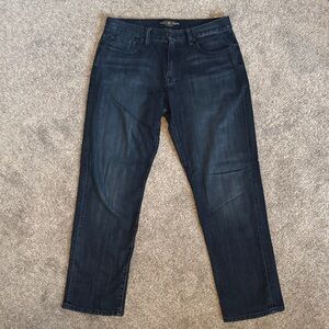 Lucky Brand Men's Deep Indigo Straight Jeans-33/30